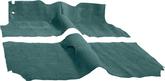 1955 Bel Air, Two-Ten; 2 Door Sedan; Bench Seat; Cut & Sewn Carpet Set; Loop; Aqua