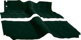 1955 Bel Air, Two-Ten; 2 Door Sedan; Bench Seat; Cut & Sewn Carpet Set; Loop; Dark Green