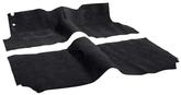 1955 Bel Air, Two-Ten; 4 Door Sedan; Bench Seat; Cut & Sewn Carpet Set; Loop; Black