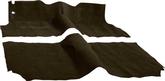 1956 Bel Air, Two-Ten; 4 Door Hardtop; Bucket Seats; Cut & Sewn Carpet Set; Loop; Dark Brown