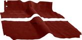 1957 Bel Air, Two-Ten; 4 Door Sedan; Bucket Seats; Cut & Sewn Carpet Set; Loop; Burnt Orange