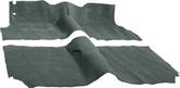 1957 Bel Air, Two-Ten, One-Fifty, Nomad; 2 Door Wagon; Bench Seat; Cut & Sewn Carpet Set; Loop; Gunmetal Gray