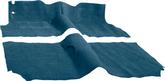 1957 Bel Air, Two-Ten; Convertible; Bucket Seats; Cut & Sewn Carpet Set; Loop; Bright Blue