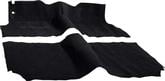 1957 Bel Air, Two-Ten; 2 Door Hardtop; Bench Seat; Cut & Sewn Carpet Set; Cutpile; Black