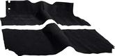 1957 Bel Air, Two-Ten; Convertible; Bench Seat; Cut & Sewn Carpet Set; Cutpile; Black