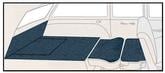 1955-57 Bel Air, Nomad; 2 Door Wagon; 5 Piece Rear Cargo Area Carpet Set; Loop; Medium Blue