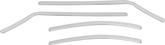 1956 Chevrolet Bel Air Convertible 4 Piece Stainless Steel Rear Panel Molding Set