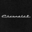 1955-57 Chevrolet Sedan Saddle Ultimat 4-Piece Floor Mat Set with Chevrolet Script  