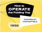 1956 Chevrolet Convertible Top Manual
