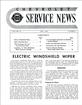 1956 General Motors Service News - Electric Windshield Wiper Service