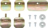 1955-57 Chevy Bel Air, 150, 210, Nomad; Lower Windshield Molding Clip Set