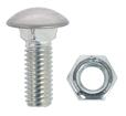 Bumper Bolt and Hex Nut; with Stainless Steel Head; Zinc Plated; 7 /16"-14 x 1-1/4"