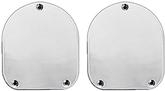1955-57 Chevrolet Full-Size Wagons (Incl Nomad) - Rear Shock access Cover - Chrome (Pair)