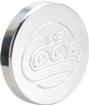Round Radiator Cap with "Be Cool" Logo and Polished Finish
