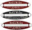 1953-62 Delco-Remy 12 Volt Starter/Generator/Distributor Tag Set