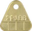 1955 Chevrolet Brass Carburetor Identification Tag #2218S