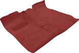 1960-66 Chevrolet / GMC Pickup 2 Wheel Drive / High Hump / 4 Speed Red Molded Loop Carpet Set