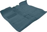 1960-66 Chevrolet Pickup 2 Wheel Drive / Low Hump / Column Shift Bright Blue Molded Loop Carpet Set