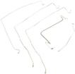 1971-72 Chevrolet/GMC 4 WD Pickup with Power Discs 7 Piece Stainless Steel Front Brake Line Set