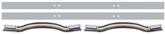 1981-91 Chevrolet/GMC Truck/SUV; C/K/R/V; Front Door Trim Kit; Brushed
