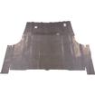 1972-73 Torino, Montego; Vinyl Trunk Mat; Herringbone Pattern Design; Gray