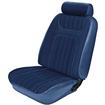 1979-80 Mustang Coupe Low Back Premium Full Set Seat Upholstery - Blue Vinyl