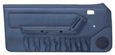 1992-93 Mustang Convertible; Manual Windows Door Panels; Royal/Lapis Blue