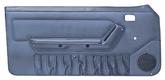 1992-93 Mustang Convertible; Manual Windows Door Panels; Crystal Blue