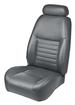 2000 Mustang GT Coupe Sport Seat Full Set Leather Upholstery - Medium Graphite