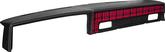 1979-80 Chevrolet, GMC Truck; Sport Dash; Charcoal Black Premium Vinyl w/ Black and Red Plaid Insert