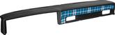 1981-87 Chevrolet, GMC Truck; Sport Dash; Charcoal Black Premium Vinyl w/ Blue and White Plaid Insert