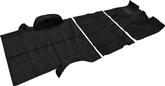 1973-74 Suburban 2 Wheel Drive with Column Shift Black Passenger Area Cut Pile Carpet Set