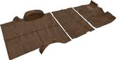 1973-74 Suburban 2 Wheel Drive with 4 Speed Dark Saddle Passenger Area Loop Carpet Set