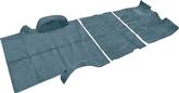 1973-74 Suburban 2 Wheel Drive with Column Shift Medium Blue Passenger Area Loop Carpet Set