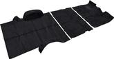 1975-80 Suburban 2 Wheel Drive with Column Shift Black Passenger Area Cut Pile Carpet Set