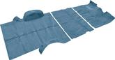 1975-80 Suburban 2 Wheel Drive with 4 Speed Blue Complete Cut Pile Carpet Set
