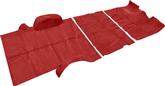1981-91 Suburban 2 Wheel Drive with 4 Speed Carmine Passenger Area Pile Carpet Set