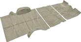 1981-87 Suburban 2 Wheel Drive with Column Shift Biscuit Complete Cut Pile Carpet Set