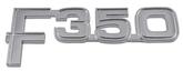 1982-86 Ford F-350 Truck; Fender Emblem; "F350"