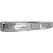 1980-86 Ford F150,F250,F350 Pickup, Bronco; Chrome Front Bumper; with Pad Holes