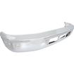 1992-96 Ford F150, F250, F350, Bronco; Front Bumper ; Chrome; with Pad Strip Holes