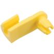 1973-86 Ford F-Series Pickup, 1980-83 Bronco; Door or Tailgate Latch Rod Retainer Clip; Nylon; Yellow; 5/32" OD