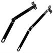 1964-79 Ford F-Series Styleside, 1966-77 Bronco; Tailgate Support Set; Black; Pair