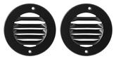 1961-66 Ford F-100, F-250, F-350 Truck; Windshield Defroster Vent Grilles; Black; Pair