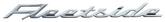 1958-59 Chevrolet Fleetside Pickup; "Fleetside" Script Rear Quarter Bed Emblem; Each