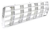 1978-79 F100, F250, F350 Truck, Bronco; Front Grille Insert; Argent Silver; With Chrome Trim