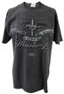 Mustang T-Shirt; A Stampede Is Louder Than A Heartbeat; Charcoal Gray; Large