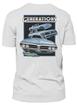 Classic Industries Firebird Generations ; T-Shirt ; White ; XXL