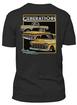 Classic Industries Chevy Truck Generations T-Shirt ; Black ;  XX-Large