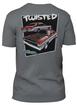 Classic Industries "Twisted Duster" T-Shirt ; Graphite Gray ; Large